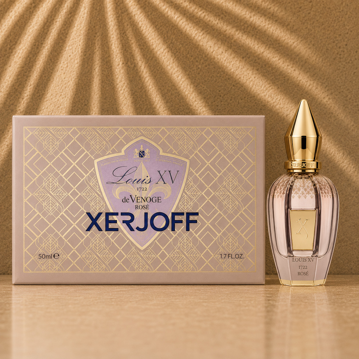 XERJOFF LOUIS XV 1722 ROSE DE VENOGE PARFUM 50ML