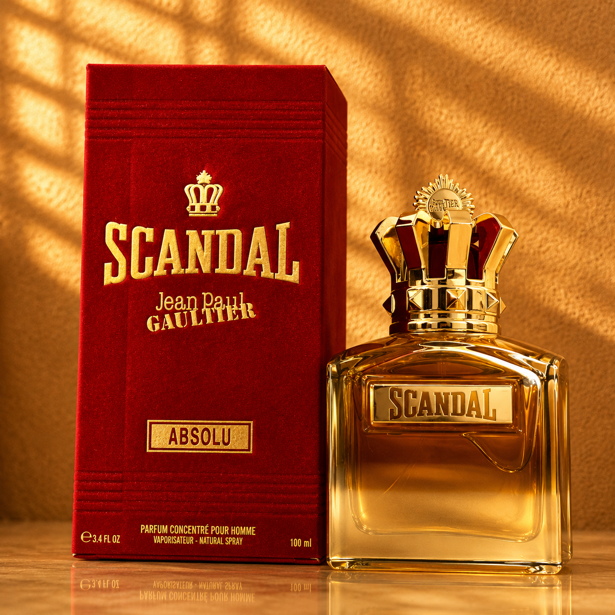 JEAN PAUL GAULTIER SCANDAL ABSOLU PARFUM POUR HOMME 100ML