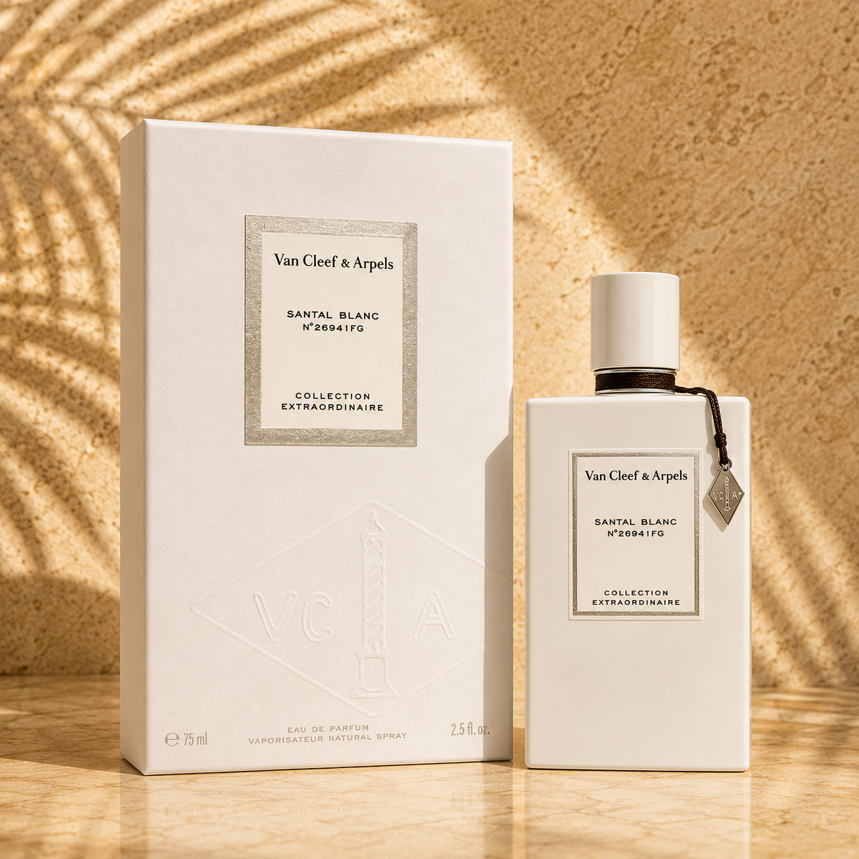 VAN CLEEF & ARPELS SANTAL BLANC NO26941FG COLLECTION EXTRAORDINAIRE EDP 75ML