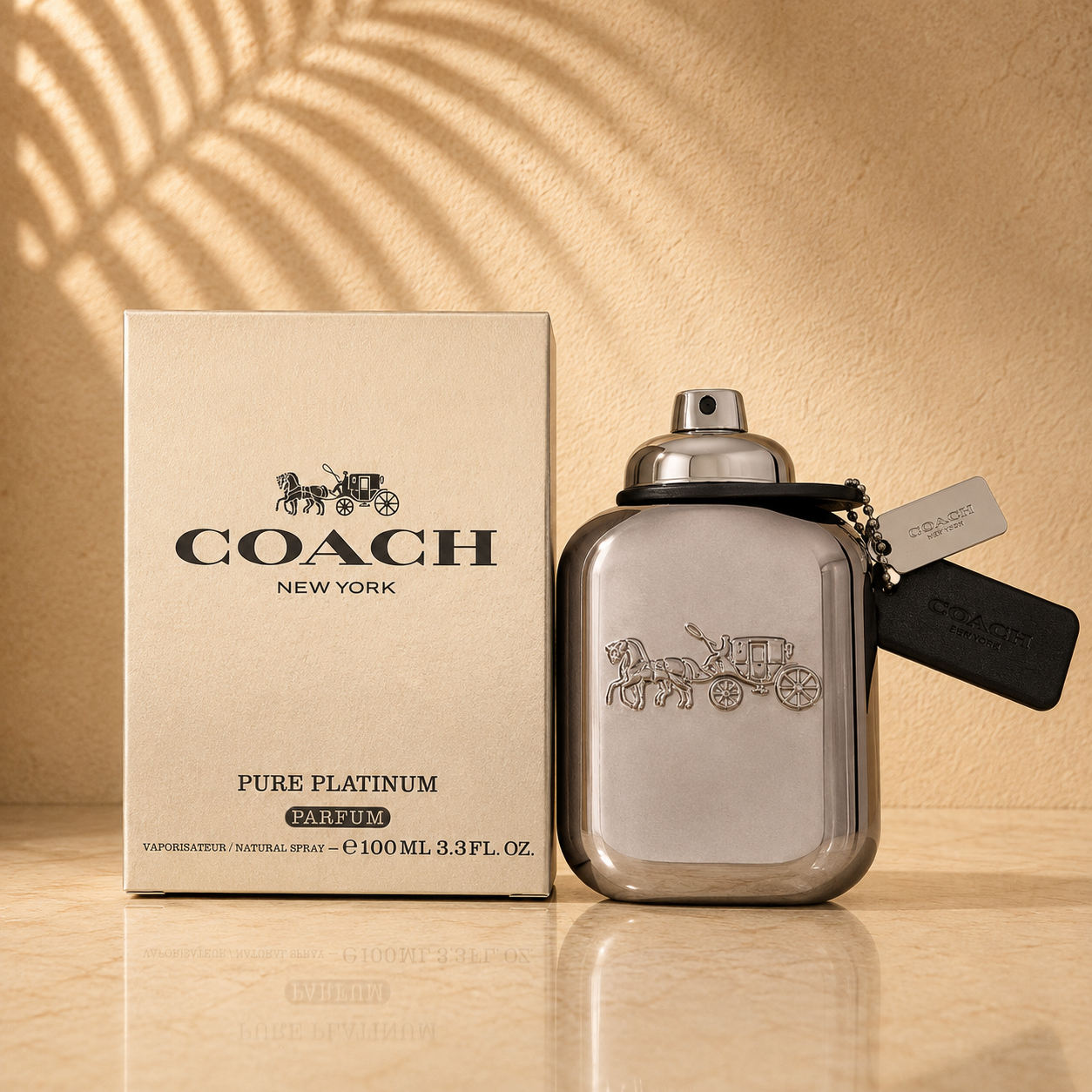 COACH FOR MEN PURE PLATINUM PARFUM 100ML