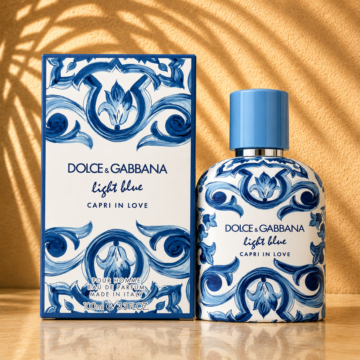 DOLCE & GABBANA LIGHT BLUE POUR HOMME CAPRI IN LOVE EDP 100ML