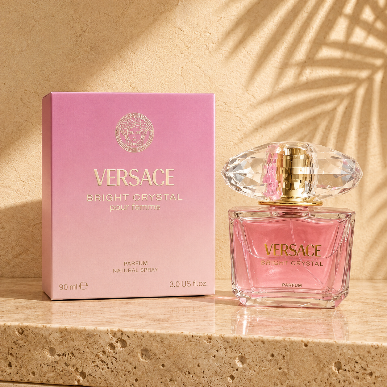 VERSACE BRIGHT CRYSTAL POUR FEMME PARFUM 90ML